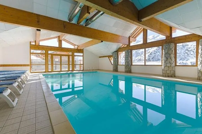 Chaleureux Appartement Grand Panorama 2 Avec Piscine Au Pied Des Pistes Valmeinier France