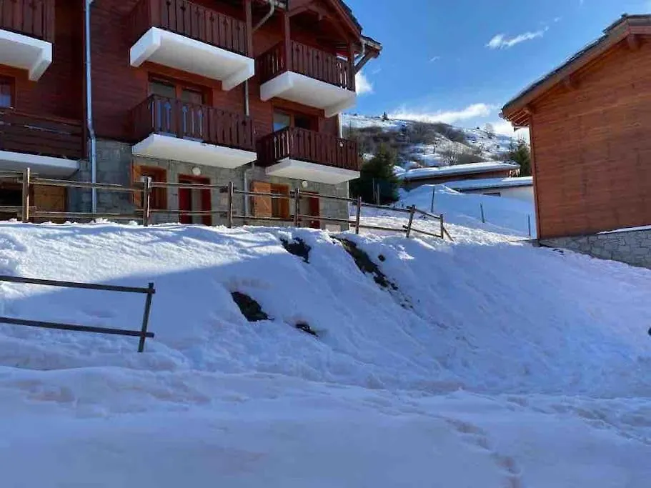 Chaleureux Appartement Grand Panorama 2 Avec Piscine Au Pied Des Pistes Valmeinier